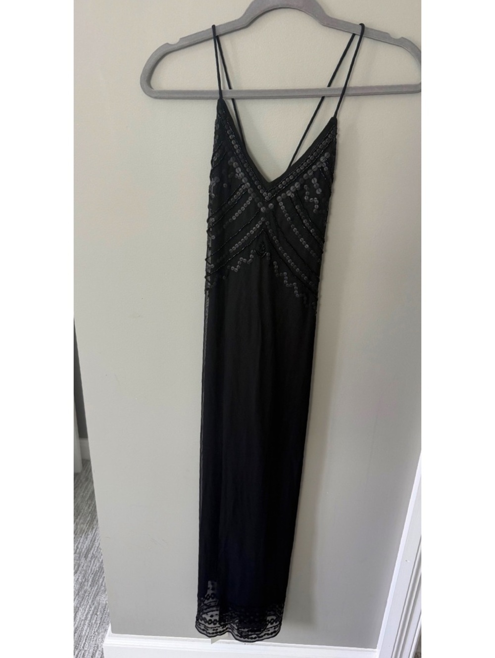 Abercrombie & Fitch black maxi dress
